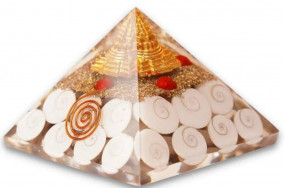 Shri Yantra Gomti Chakra Orgonite Pyramid | Wealth, Financial Stability & Prosperity